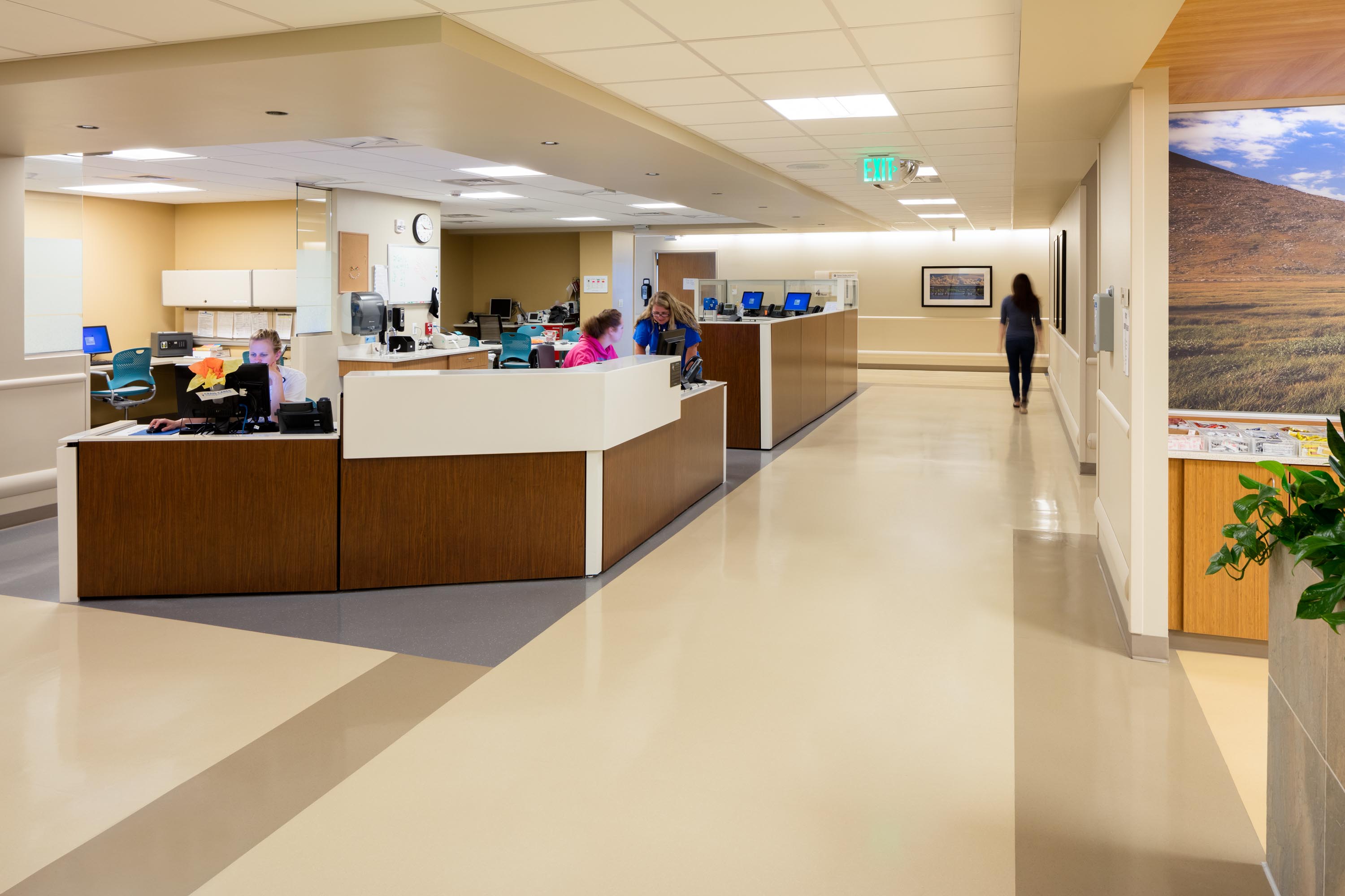 Craig Hospital Photo Interior Staff Work Area 01